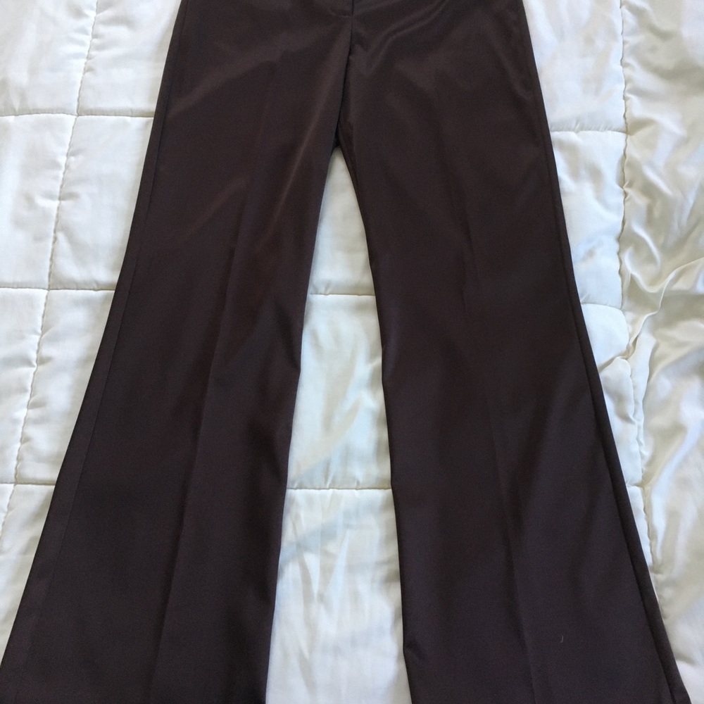 Slacks with a sheen!